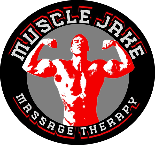muscle jake massage therapy logo